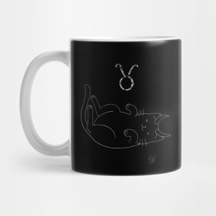Dark Cat Taurus Mug